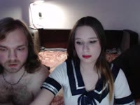 Hi, our names are Mikael and Emma, we are both 21 years old) We are very kinky and like to play a lot with each other) if you want to have fun with us we will be waiting for you in private. If you just want to chat we can do it in free chat, we communicate with absolutely everyone who comes to us!